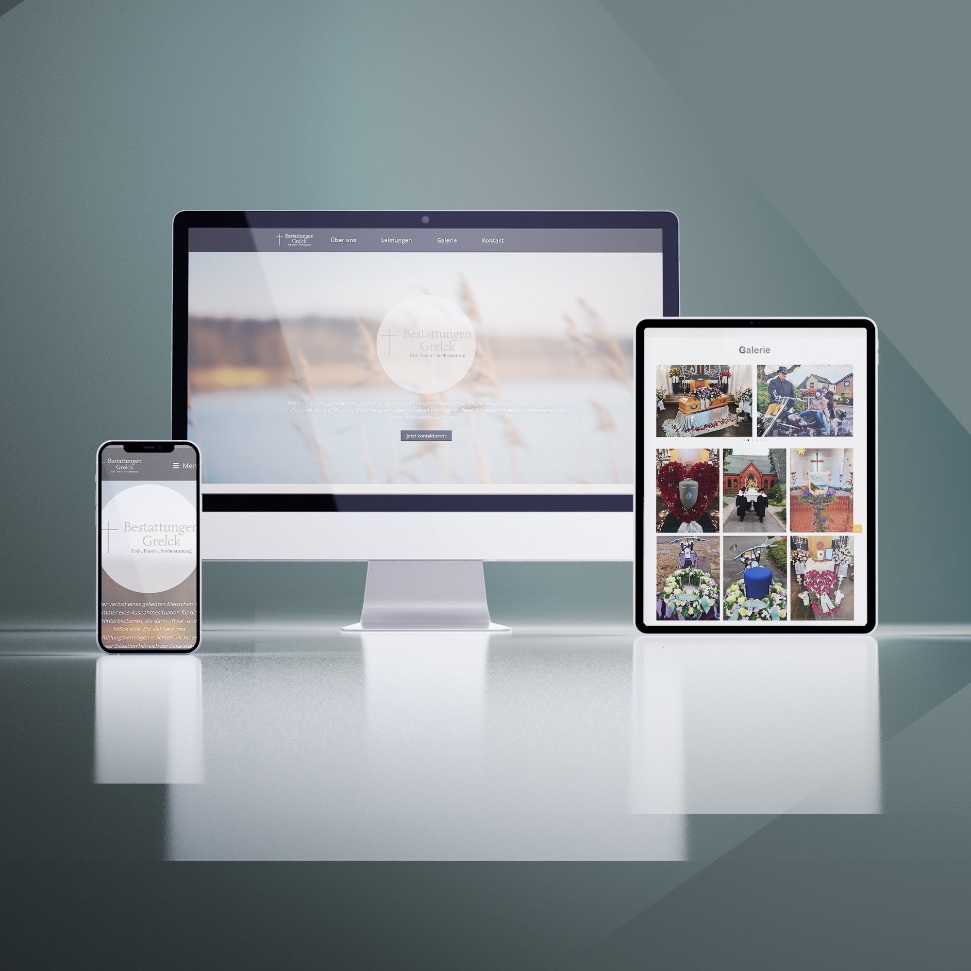 Portfolio Webdesign Grelck Bestattungen Tornesch - House of Marketing